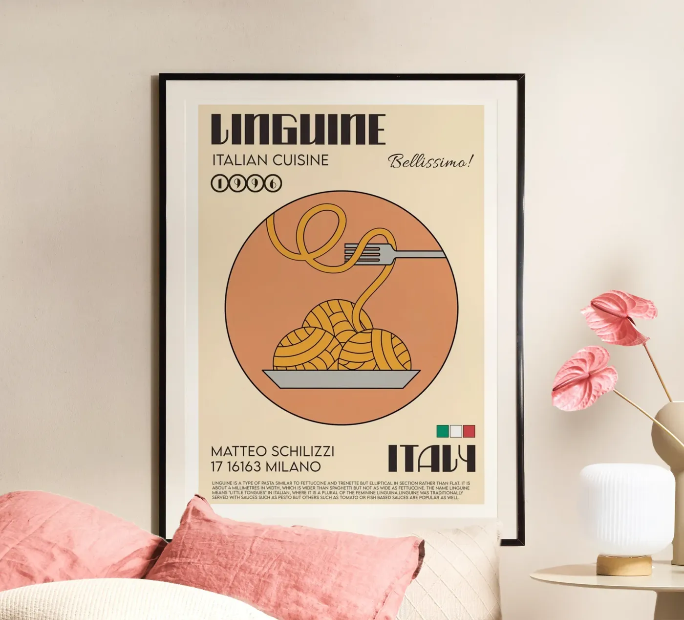 Le linguine poster da Food Market