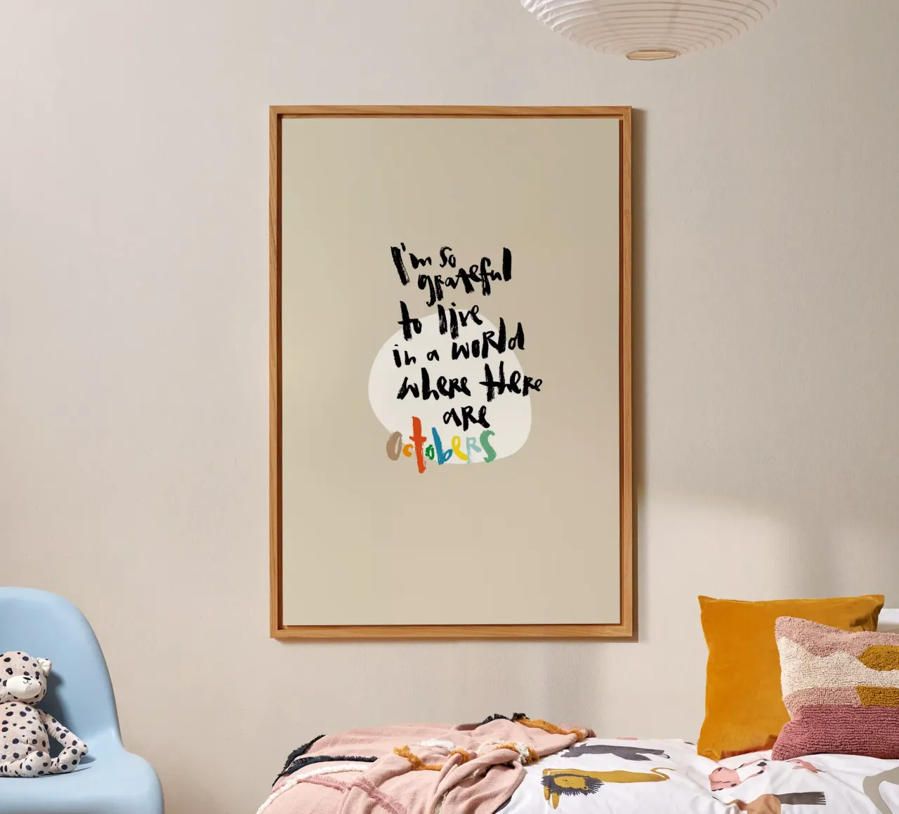 So grateful for October alluminio dibond da Brushmeetspaper