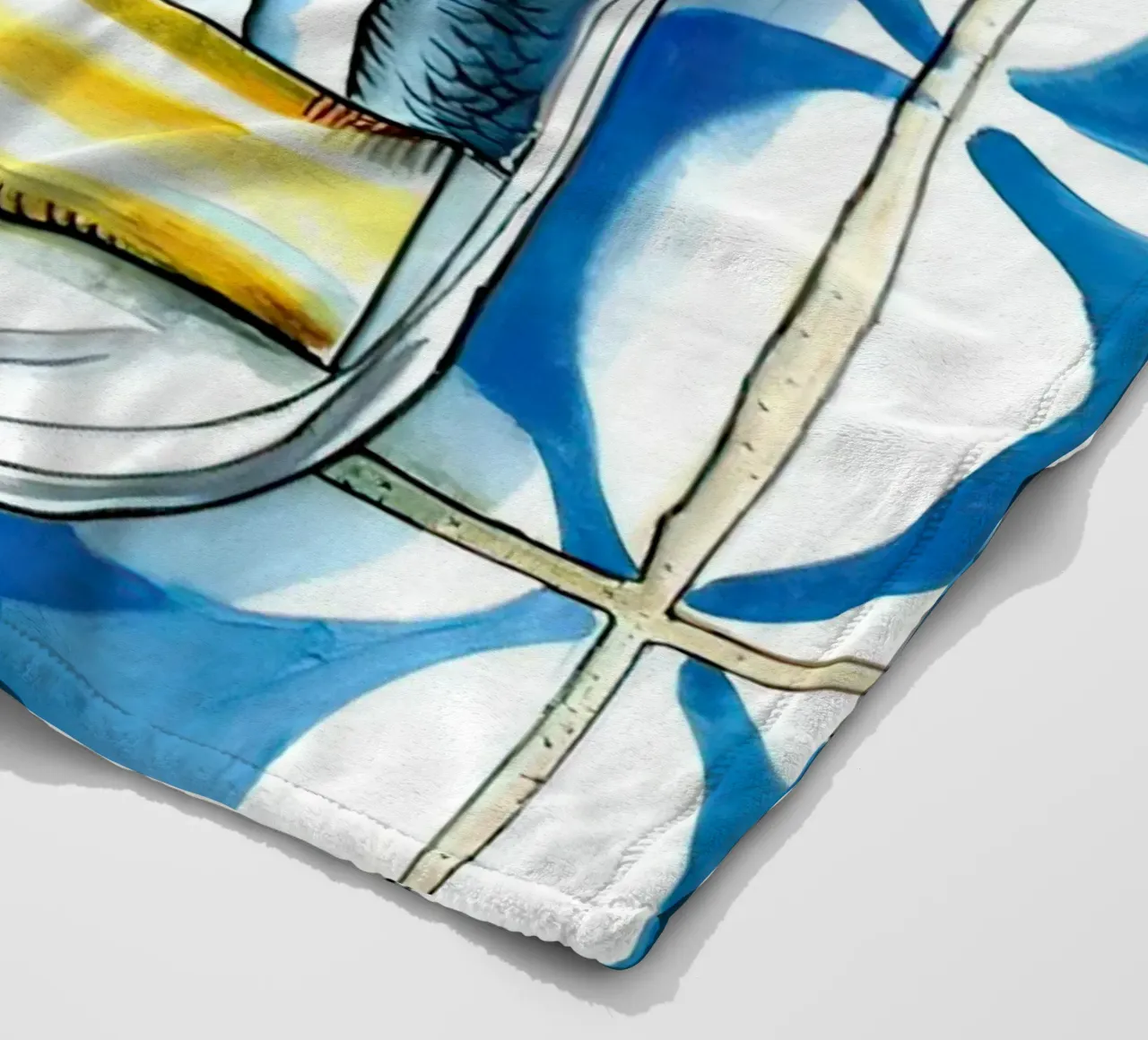 Pesce sardina Retro coperta in pile da Alishasteel