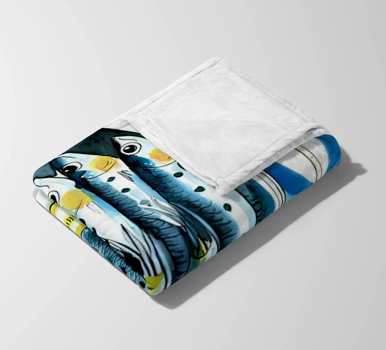 Pesce sardina Retro coperta in pile da Alishasteel