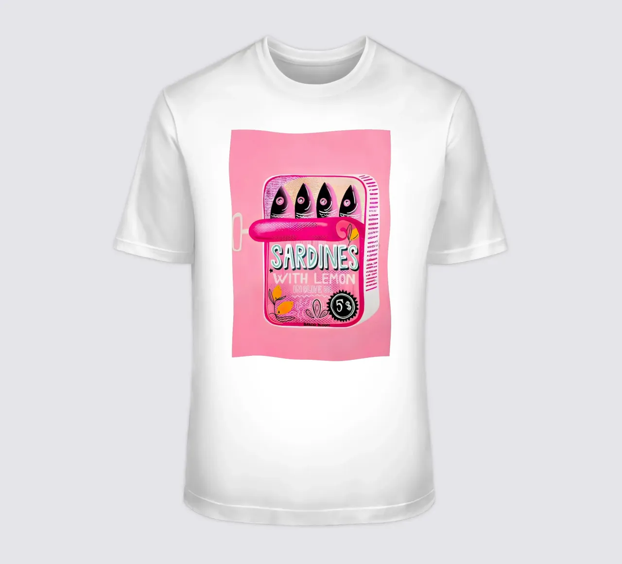 Sarde al limone d'annata t-shirt da Alishasteel