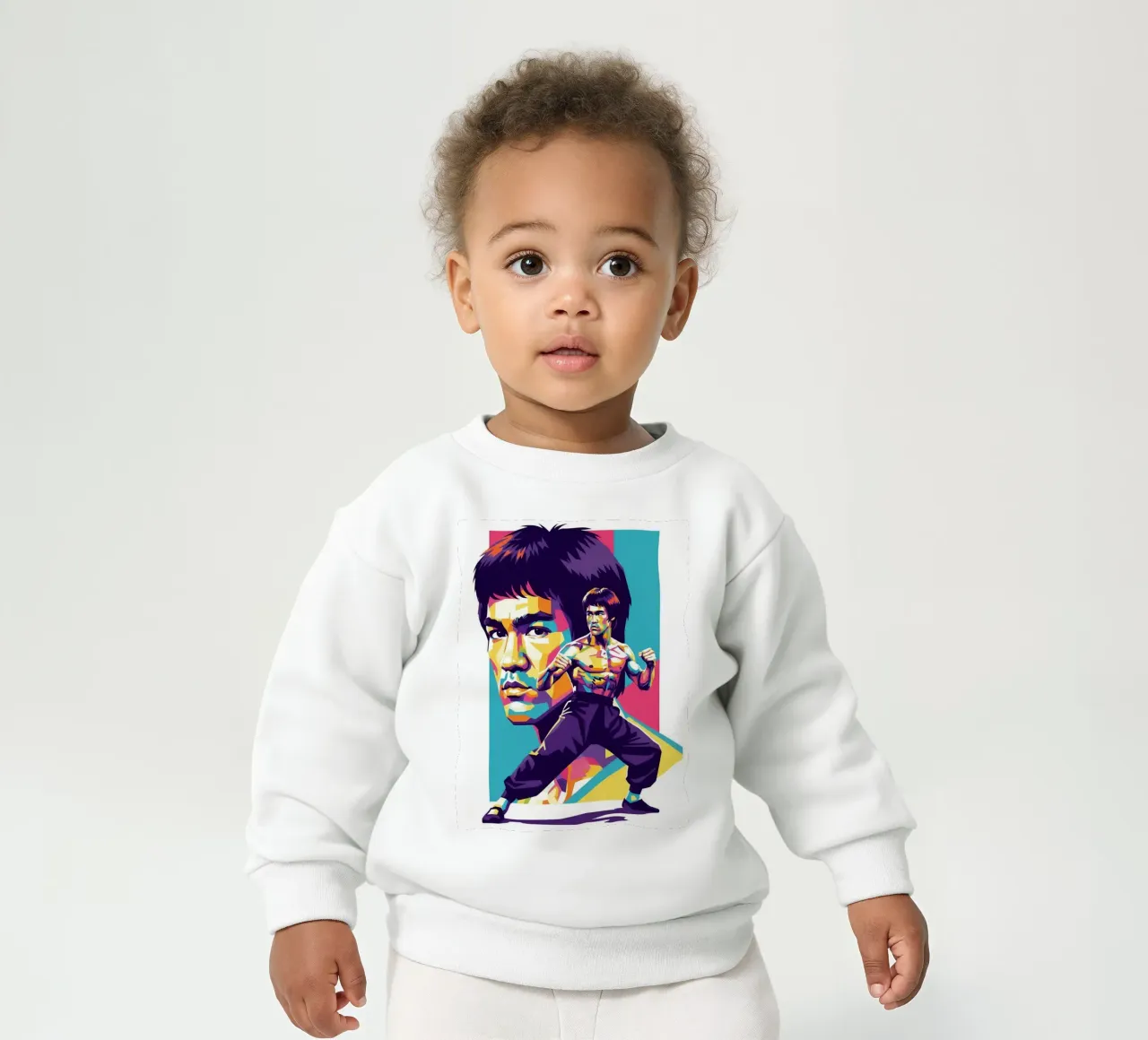 Bruce Lee - WPAP art style (2) felpa neonato da Hantamrata