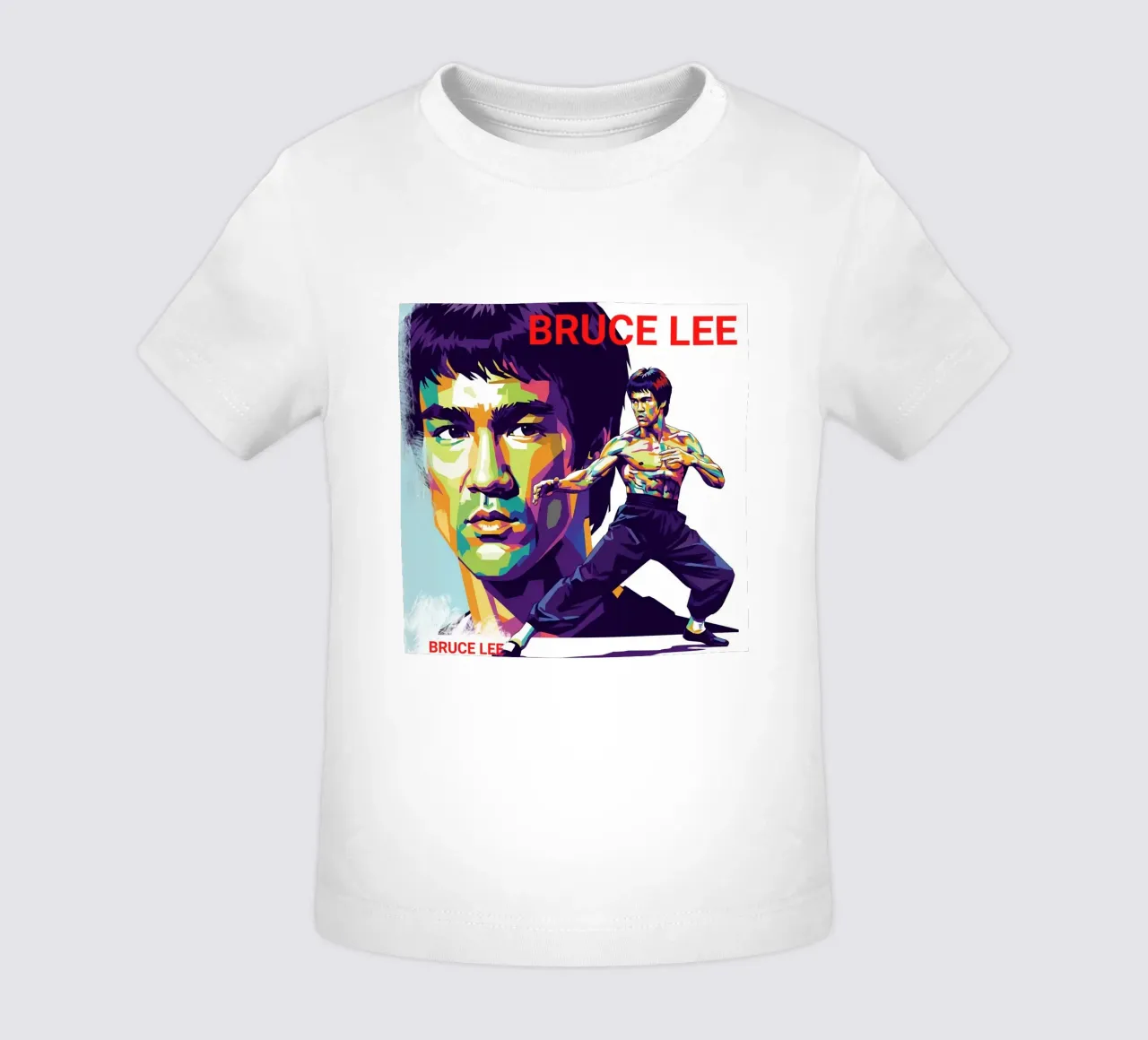 Bruce Lee - WPAP art style (3) maglietta neonato da Hantamrata