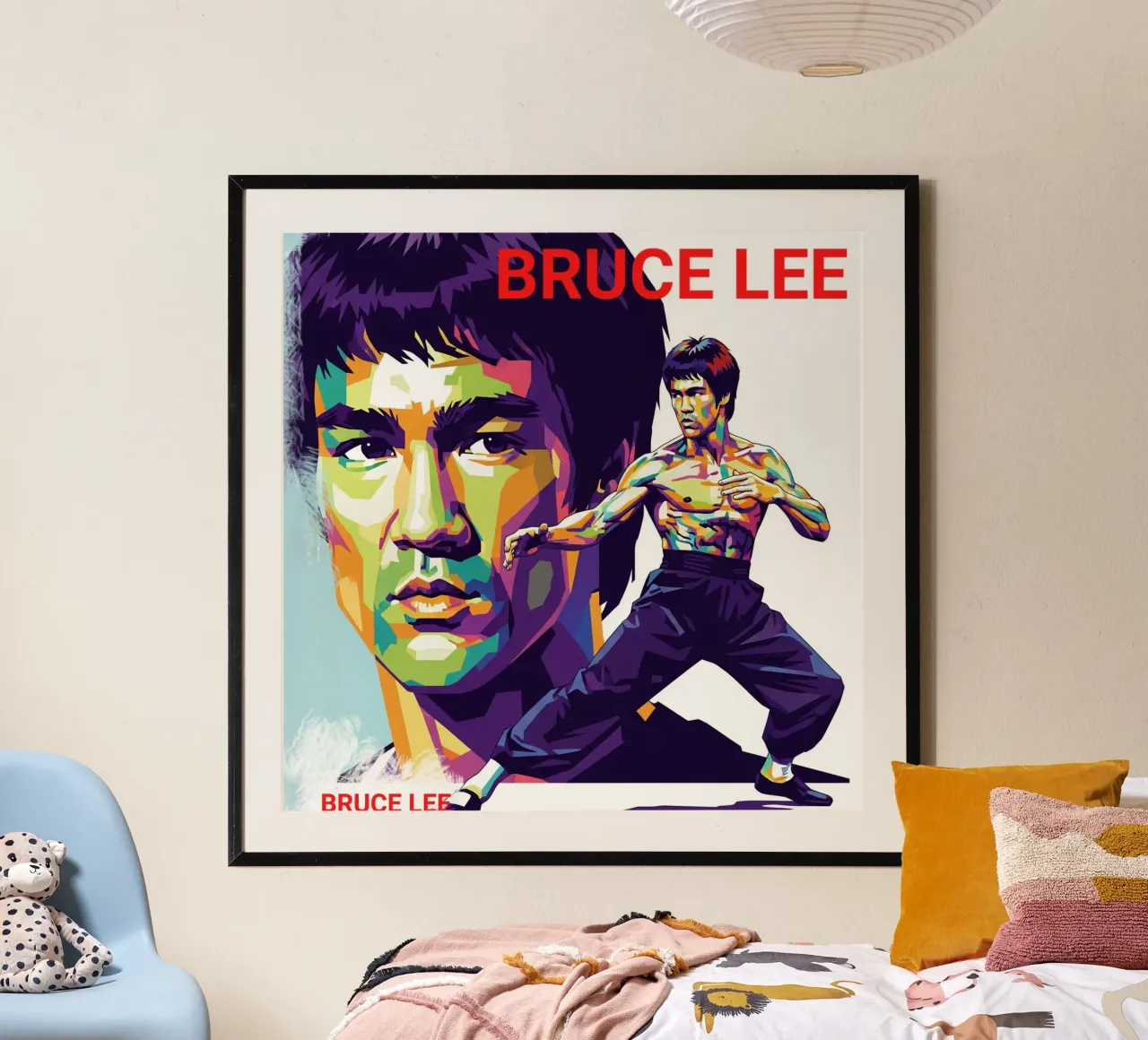 Bruce Lee - WPAP art style (3) carta hahnemühle da Hantamrata