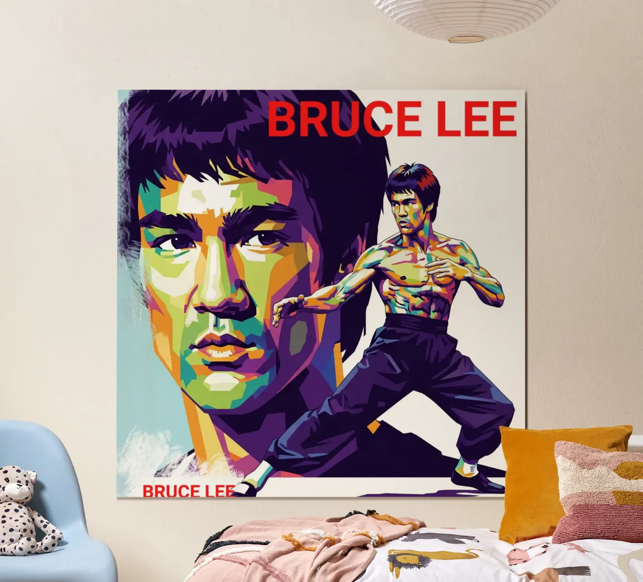 Bruce Lee - WPAP art style (3) carta hahnemühle da Hantamrata