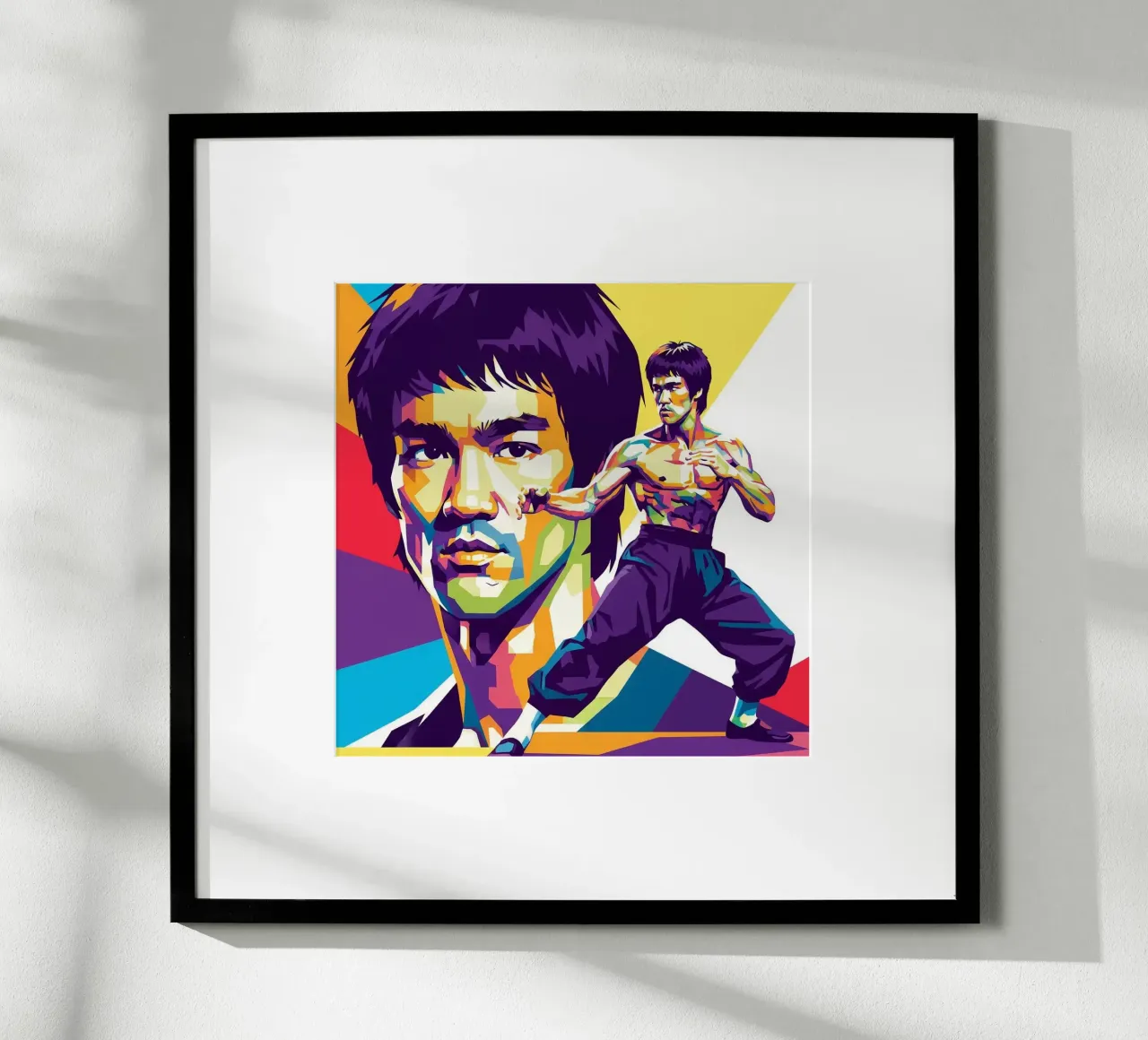 Bruce Lee - WPAP art style (4) carta hahnemühle da Hantamrata