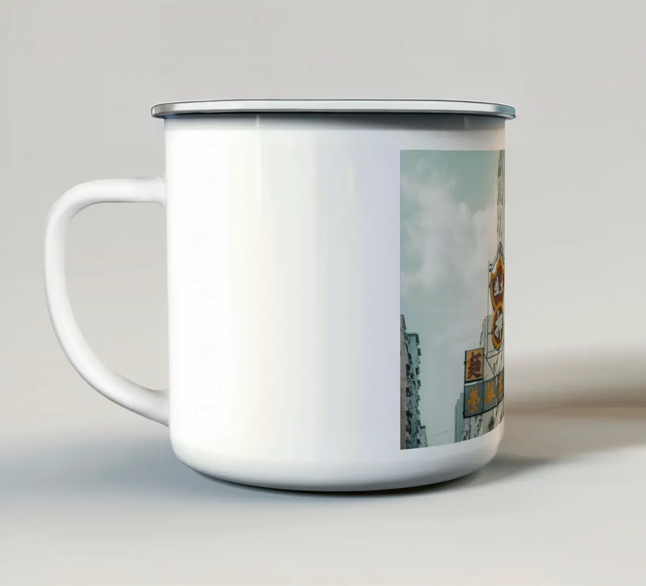 Hongkong signs tazza in smalto da thetraveller