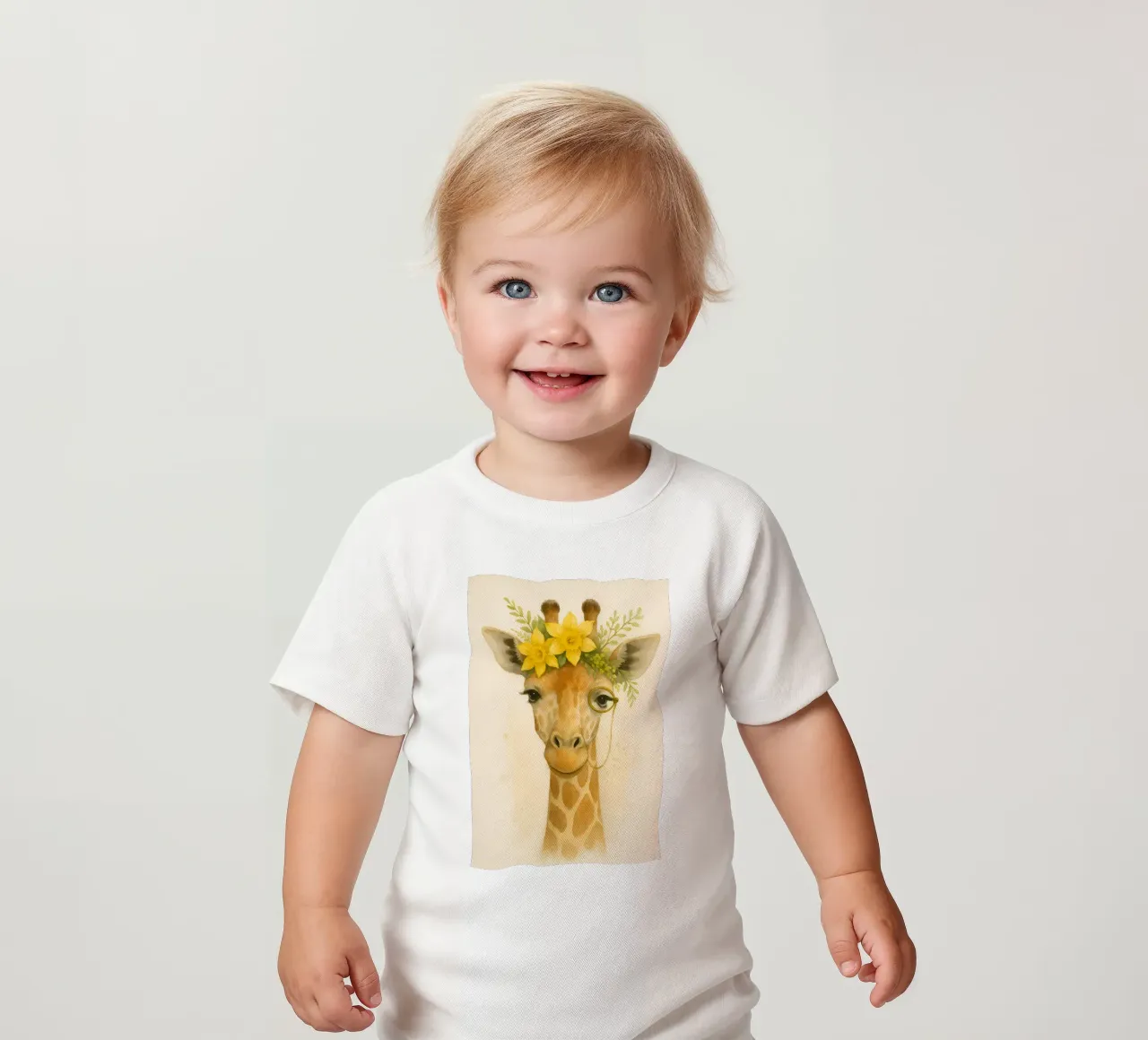 The Dapper Giraffe maglietta neonato da Graceful Desine