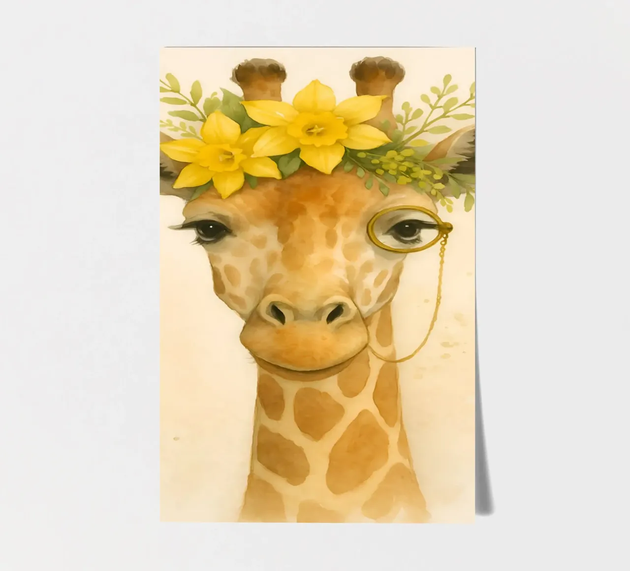 The Dapper Giraffe foglio adesivo da Graceful Desine