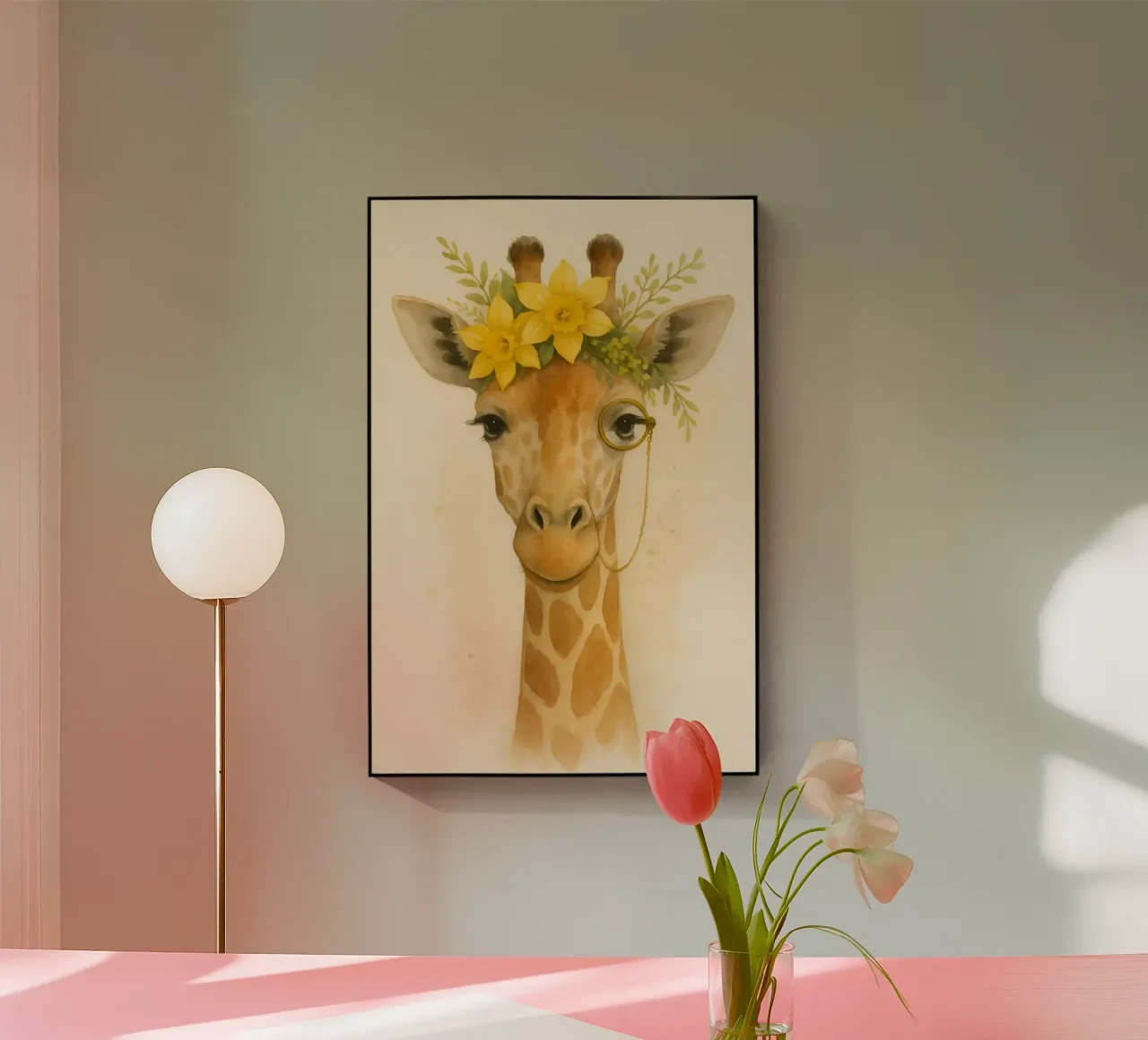 The Dapper Giraffe plexiglass da Graceful Desine