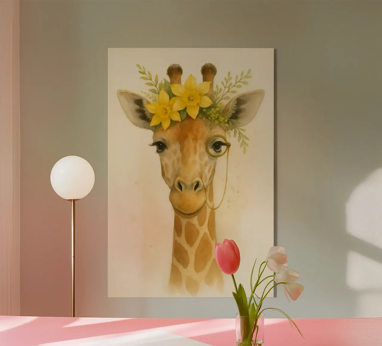 The Dapper Giraffe plexiglass da Graceful Desine