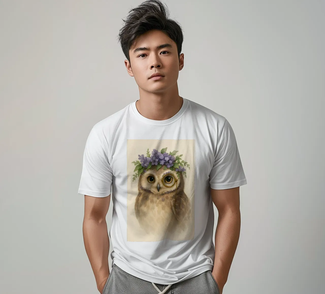 Il Saggio Fiore t-shirt da Graceful Desine
