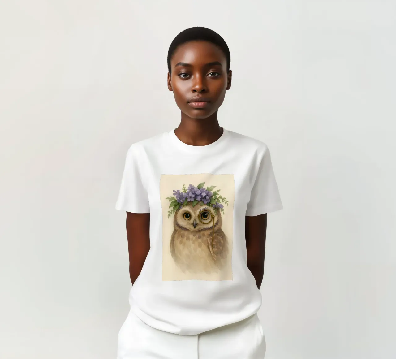Il Saggio Fiore t-shirt da Graceful Desine