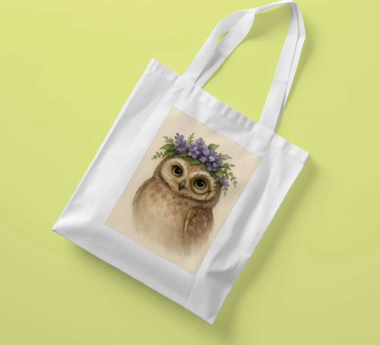 Il Saggio Fiore borsa in juta da Graceful Desine