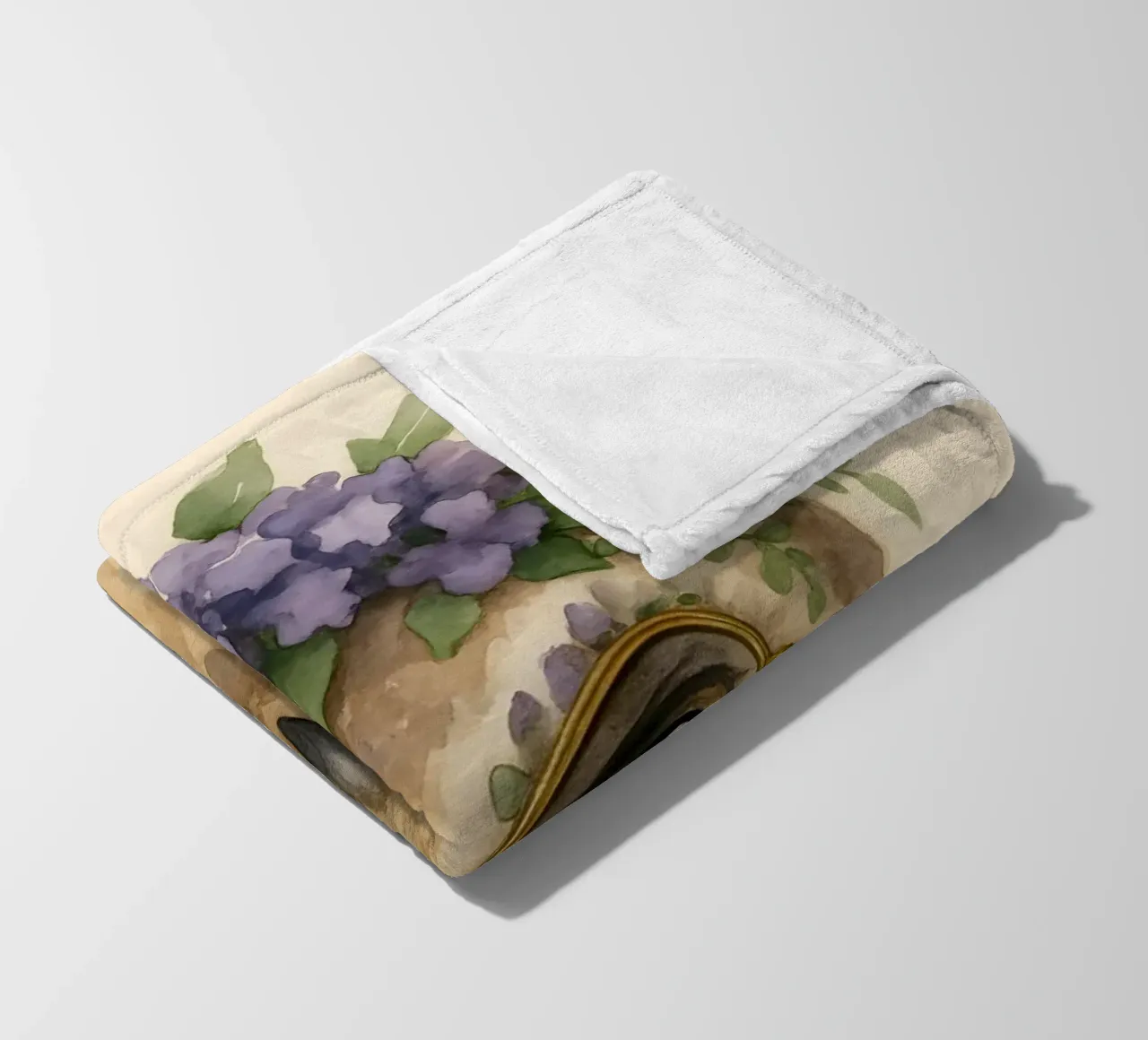 Il Saggio Fiore coperta in pile da Graceful Desine