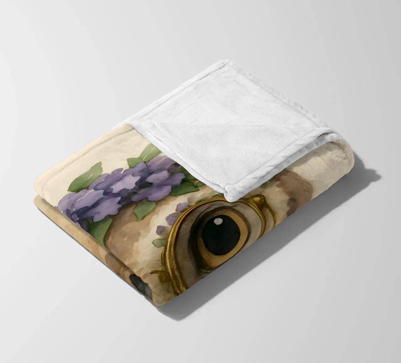 Il Saggio Fiore coperta in pile da Graceful Desine