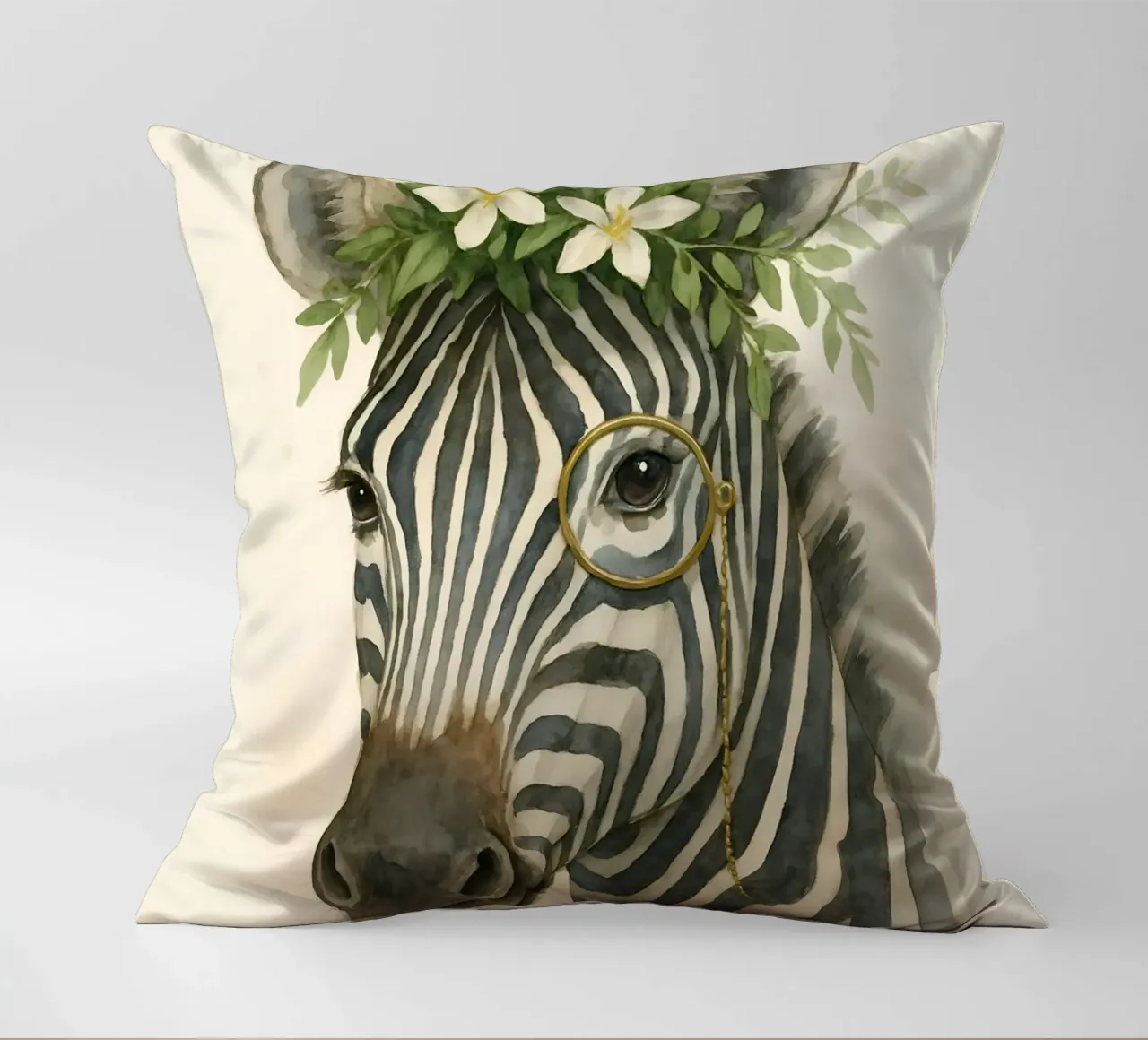 Il botanico Zebra cuscino da Graceful Desine