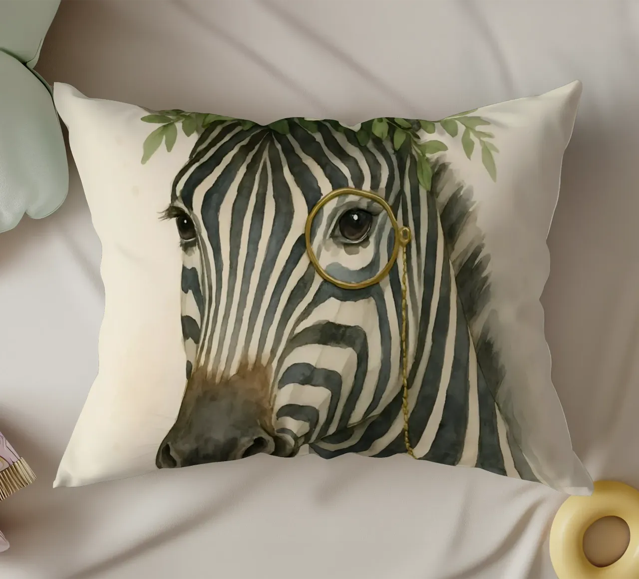 Il botanico Zebra cuscino da Graceful Desine