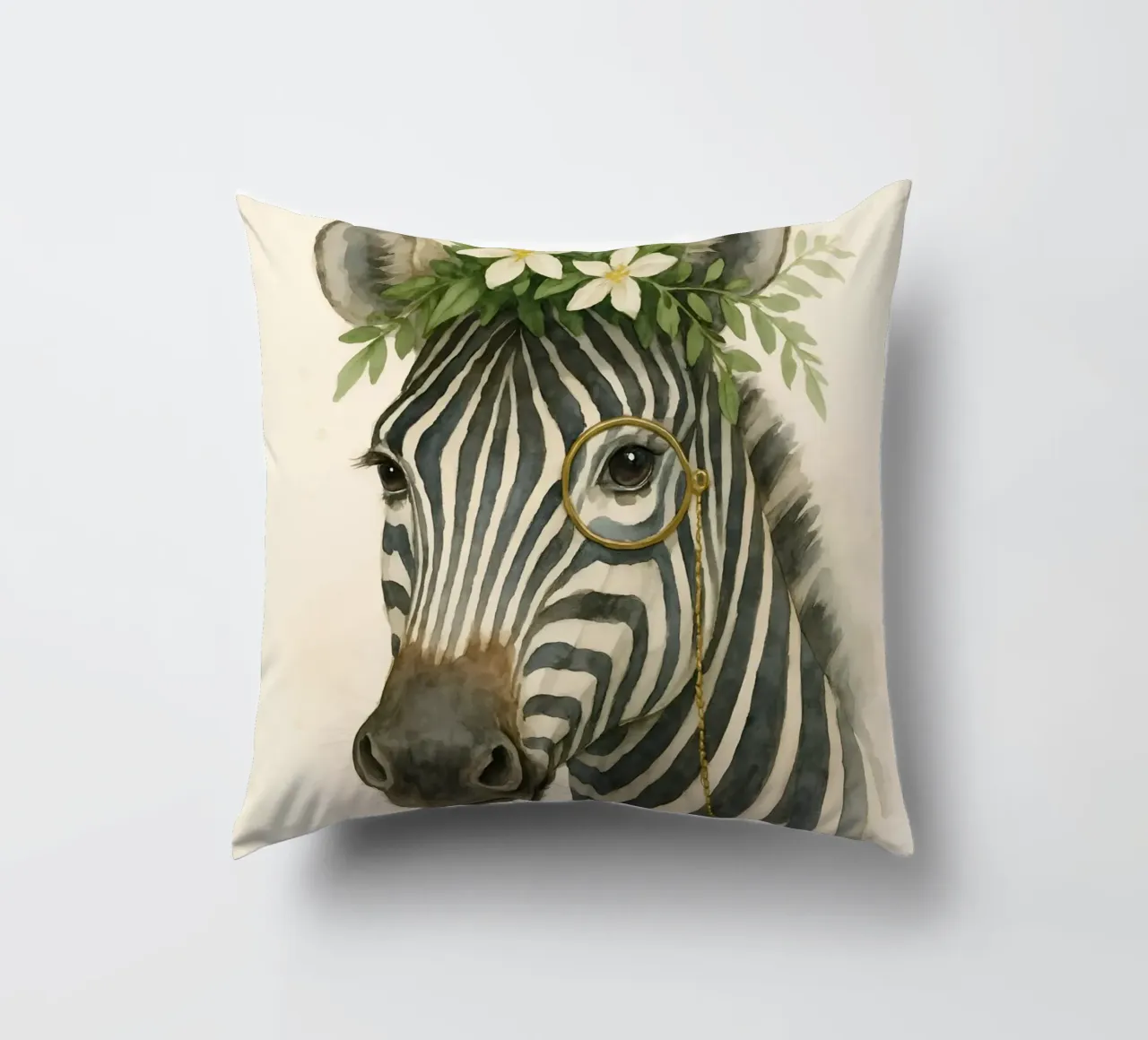Il botanico Zebra cuscino da Graceful Desine