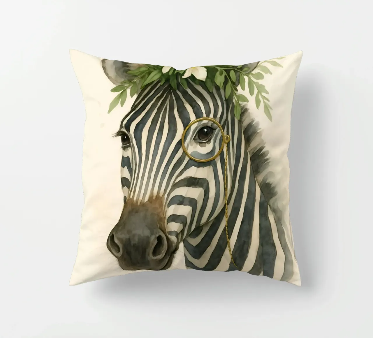 Il botanico Zebra cuscino da Graceful Desine