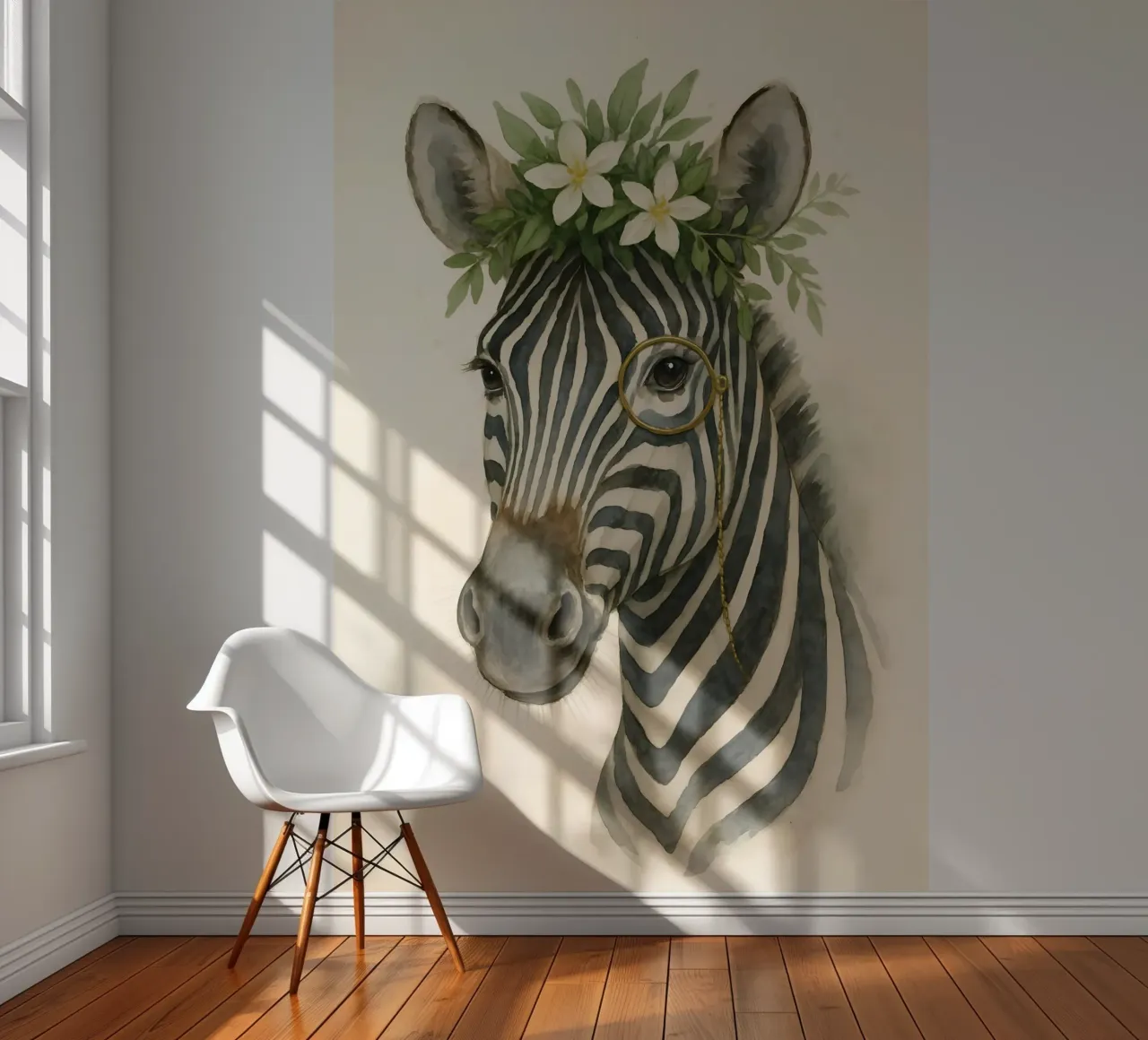 The Botanist Zebra photo wallpaper by Graceful Desine