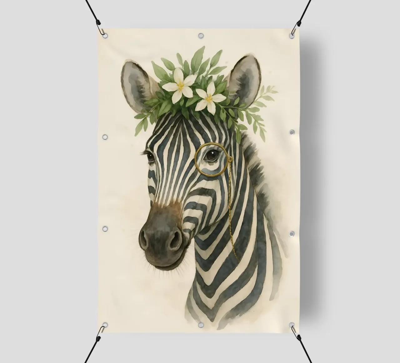 Il botanico Zebra telo in pvc da Graceful Desine