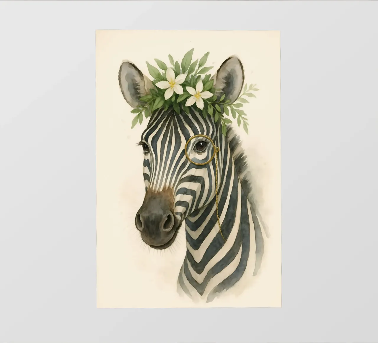 Il botanico Zebra telo in pvc da Graceful Desine