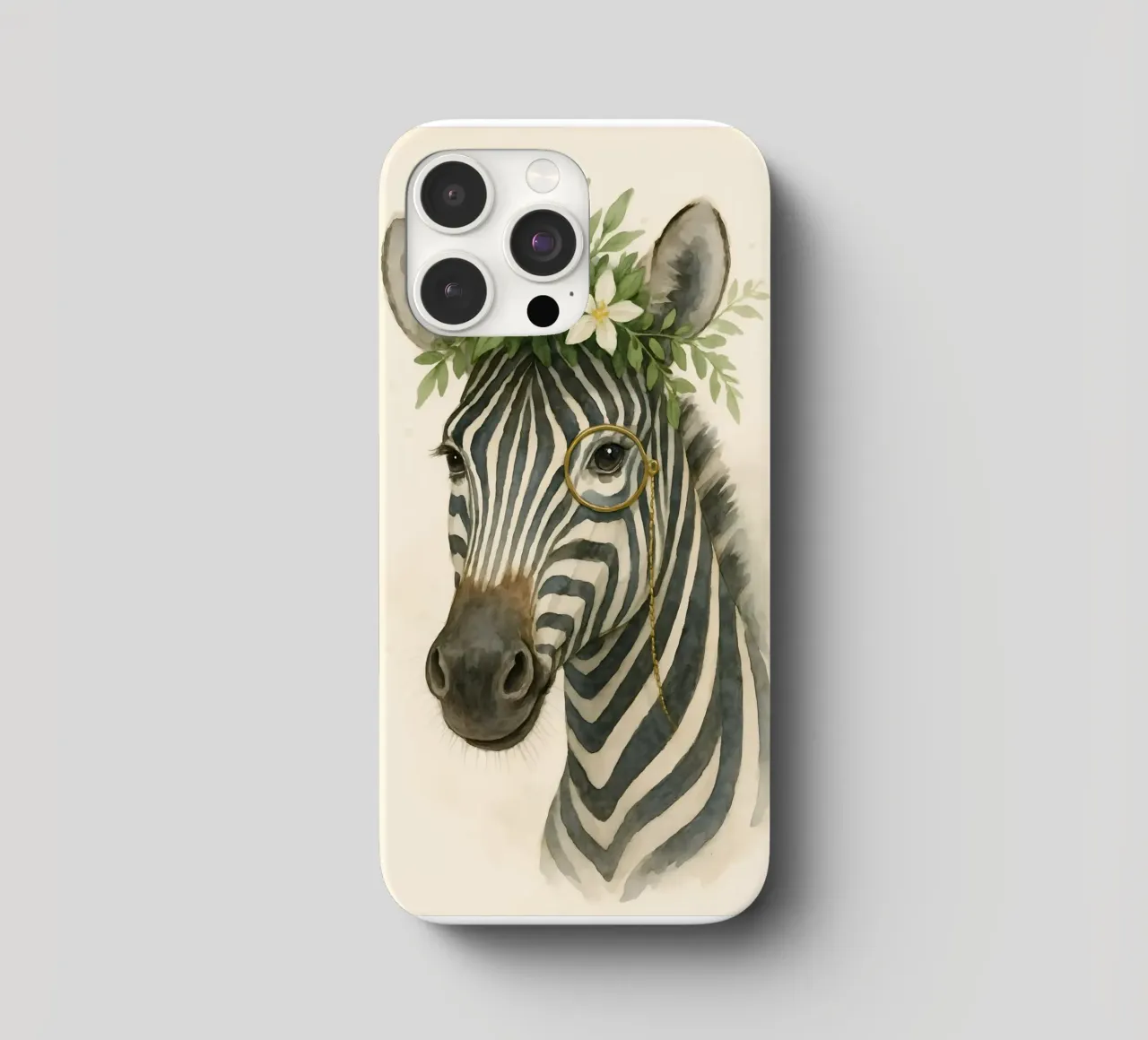 Il botanico Zebra cover iphone da Graceful Desine