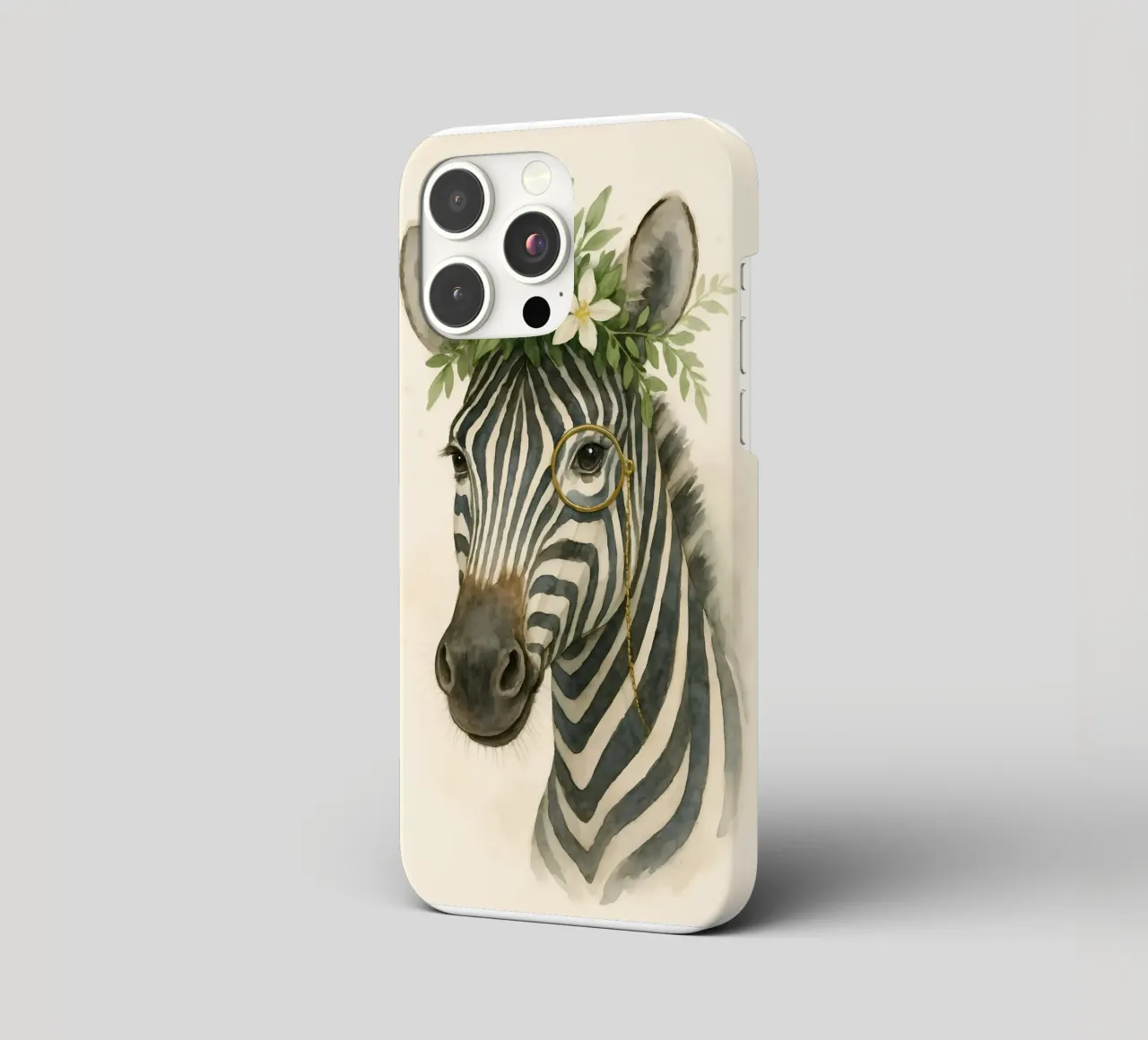 Il botanico Zebra cover iphone da Graceful Desine