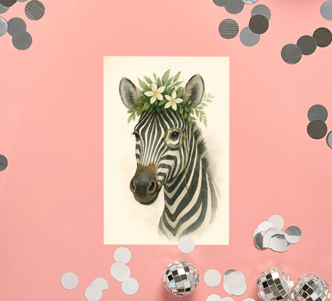 Il botanico Zebra adesivo da Graceful Desine