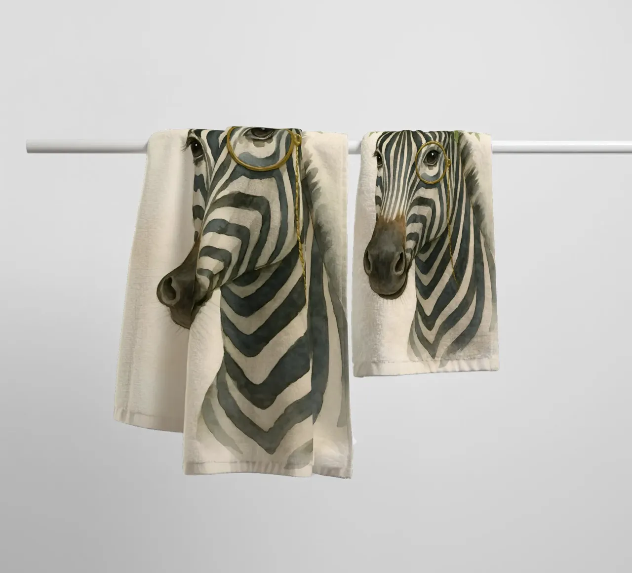 Il botanico Zebra asciugamano da bagno da Graceful Desine