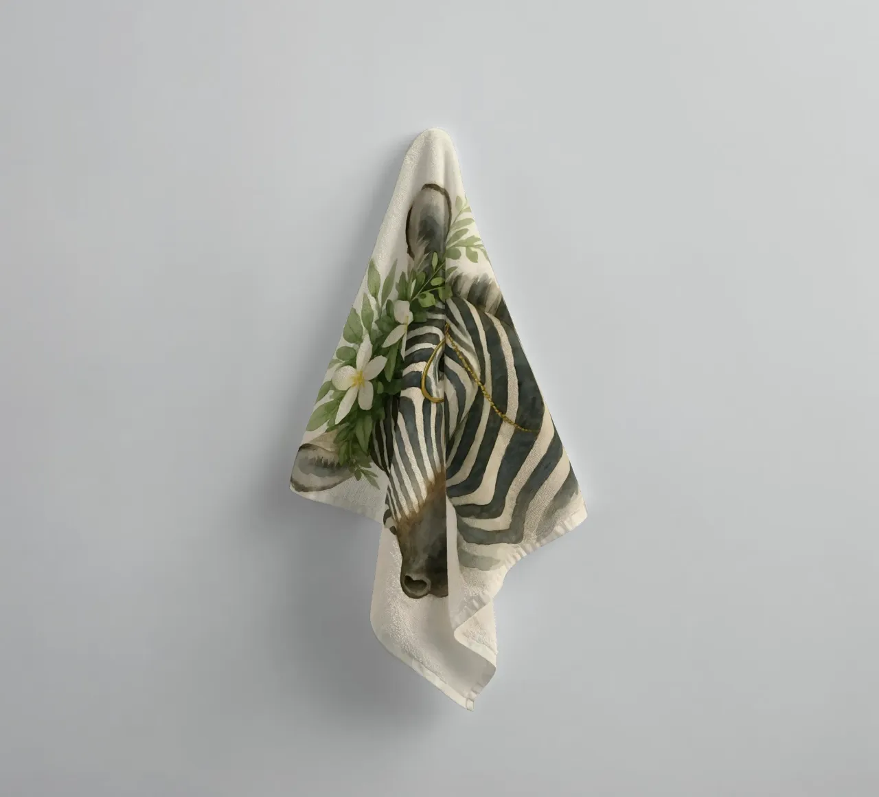 Il botanico Zebra asciugamano da bagno da Graceful Desine