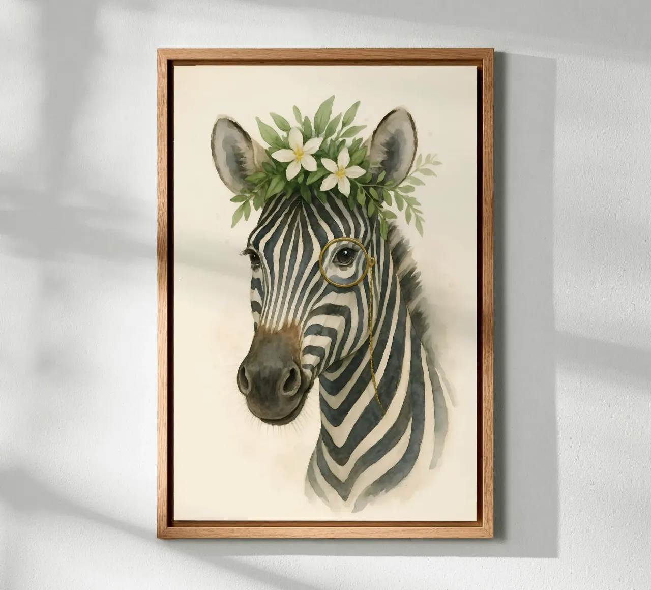 Il botanico Zebra alluminio dibond da Graceful Desine