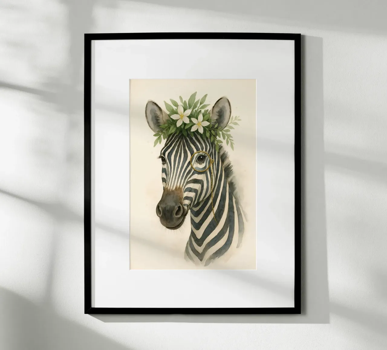 Il botanico Zebra carta hahnemühle da Graceful Desine