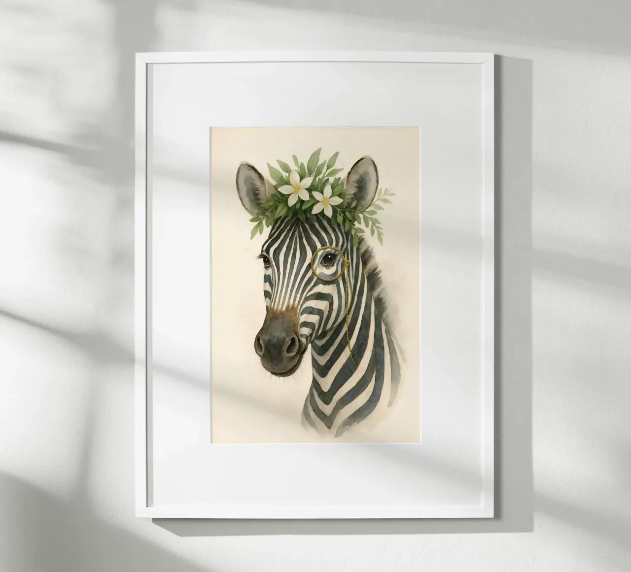 Il botanico Zebra carta hahnemühle da Graceful Desine