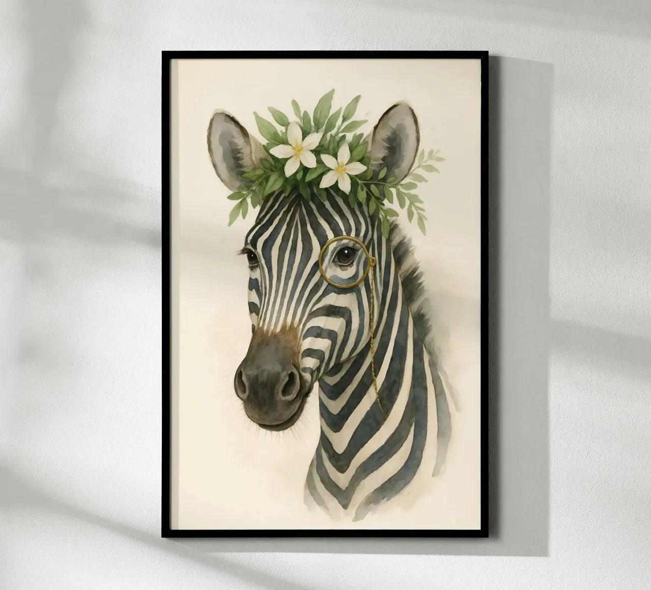 Il botanico Zebra carta hahnemühle da Graceful Desine