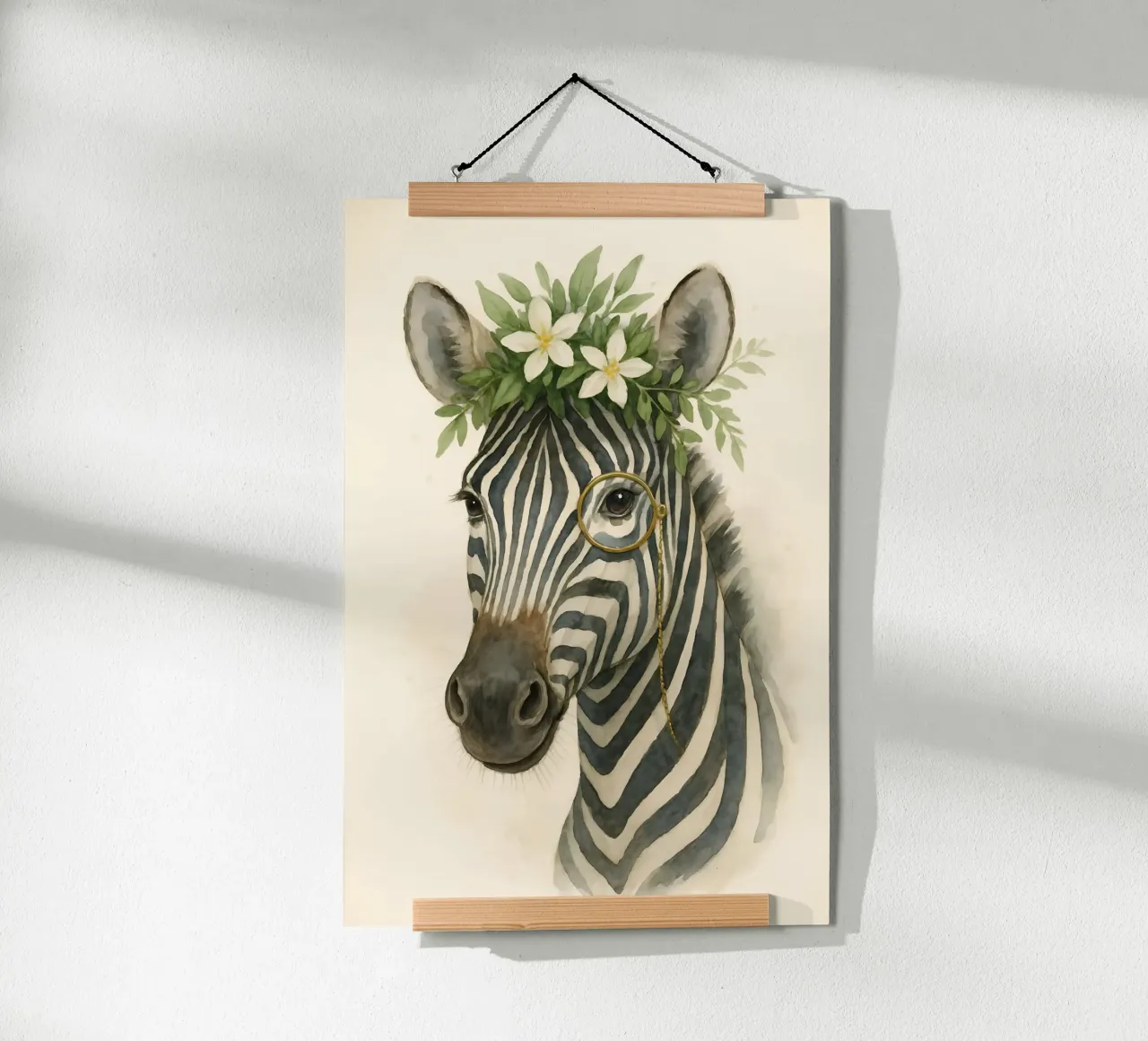Il botanico Zebra carta hahnemühle da Graceful Desine