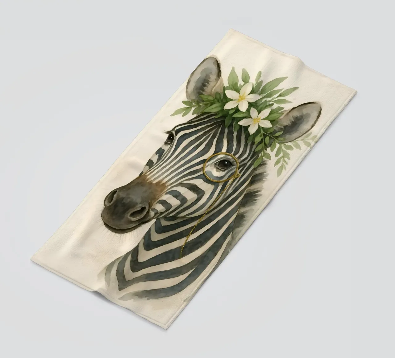 Il botanico Zebra telo mare da Graceful Desine