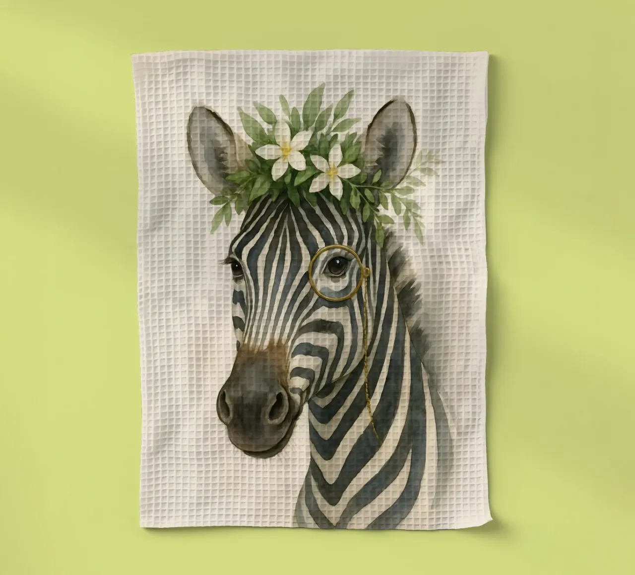 Il botanico Zebra canovaccio da cucina da Graceful Desine