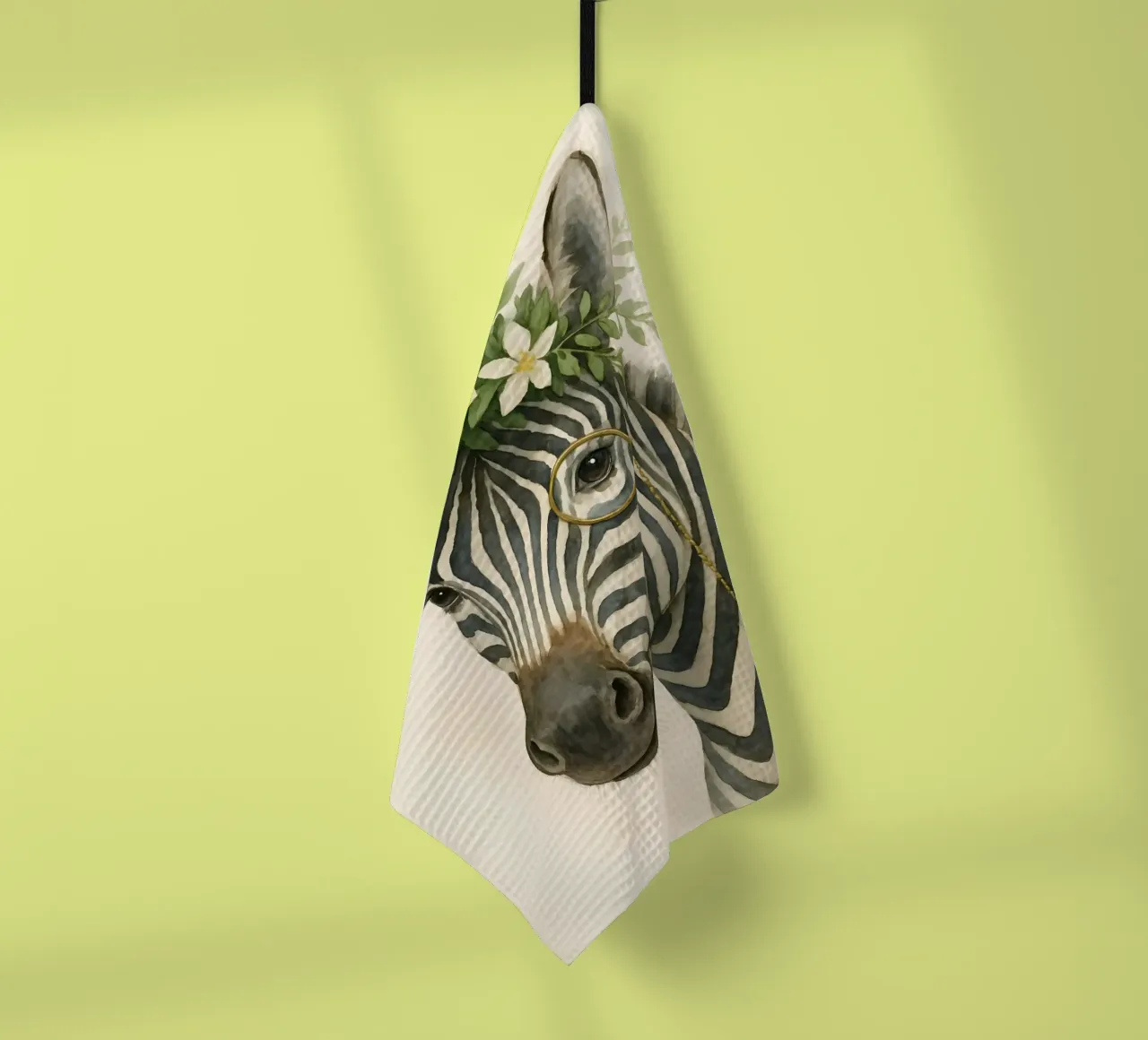 Il botanico Zebra canovaccio da cucina da Graceful Desine