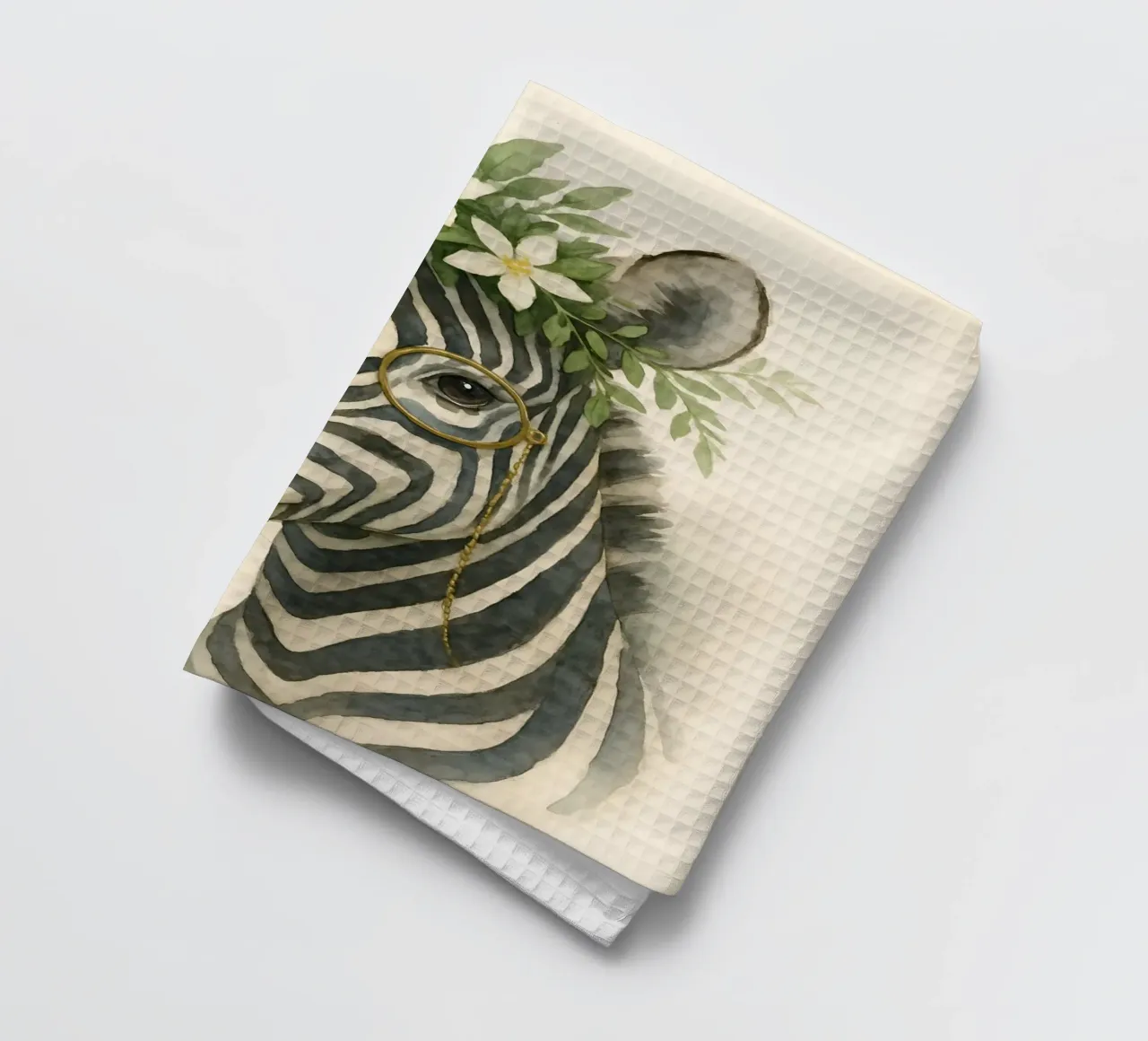 Il botanico Zebra canovaccio da cucina da Graceful Desine