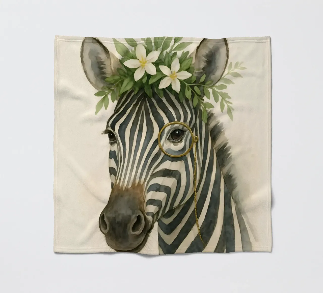 Il botanico Zebra coperta in pile da Graceful Desine