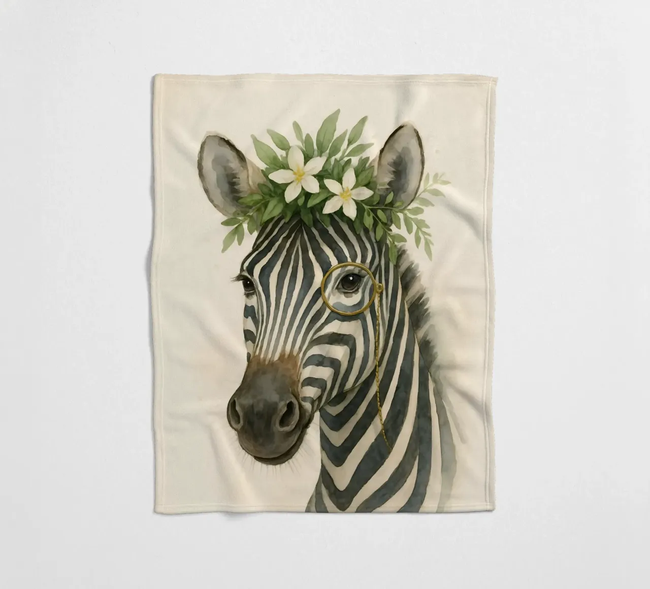 Il botanico Zebra coperta in pile da Graceful Desine