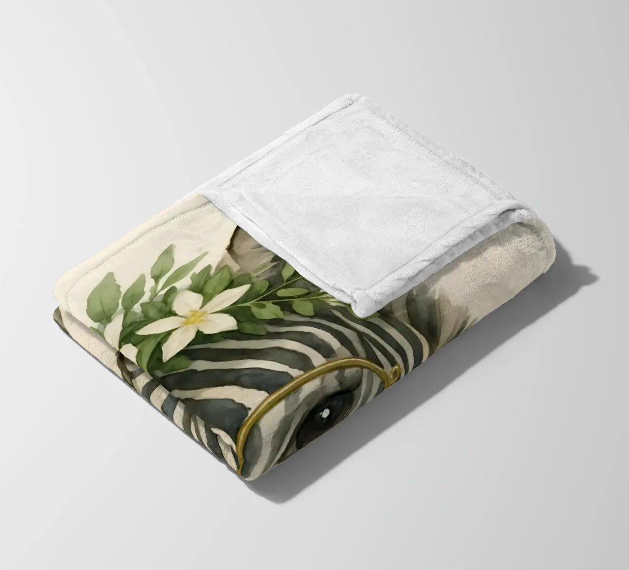 Il botanico Zebra coperta in pile da Graceful Desine