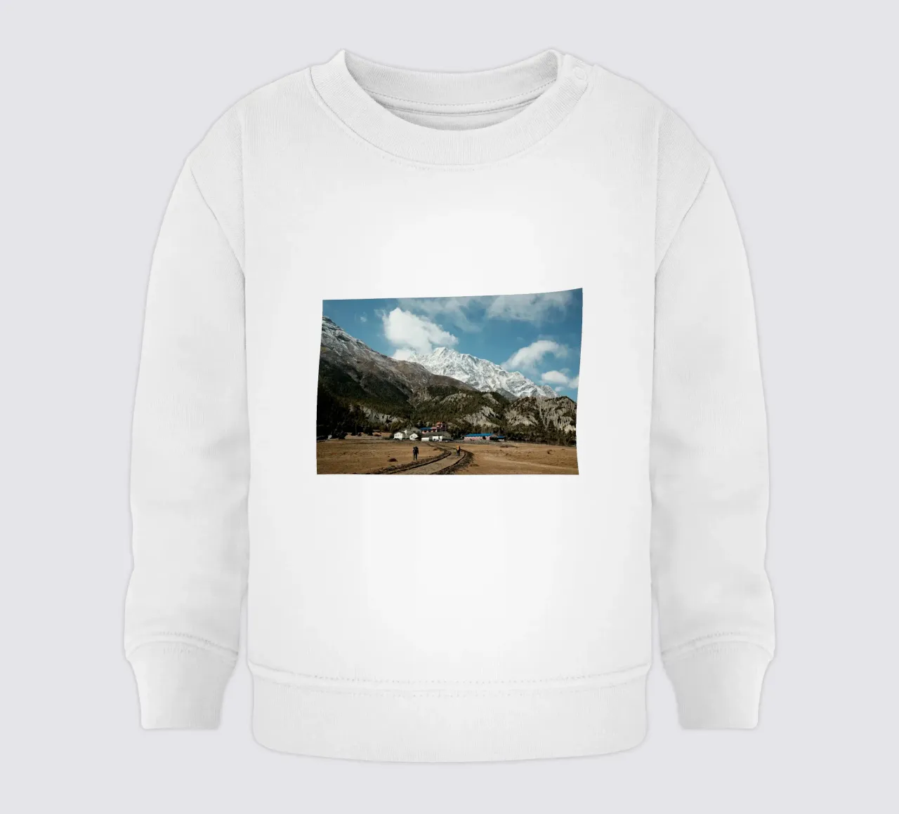 Himalayan Gateway – Trek to the Giants felpa neonato da FujiPrints