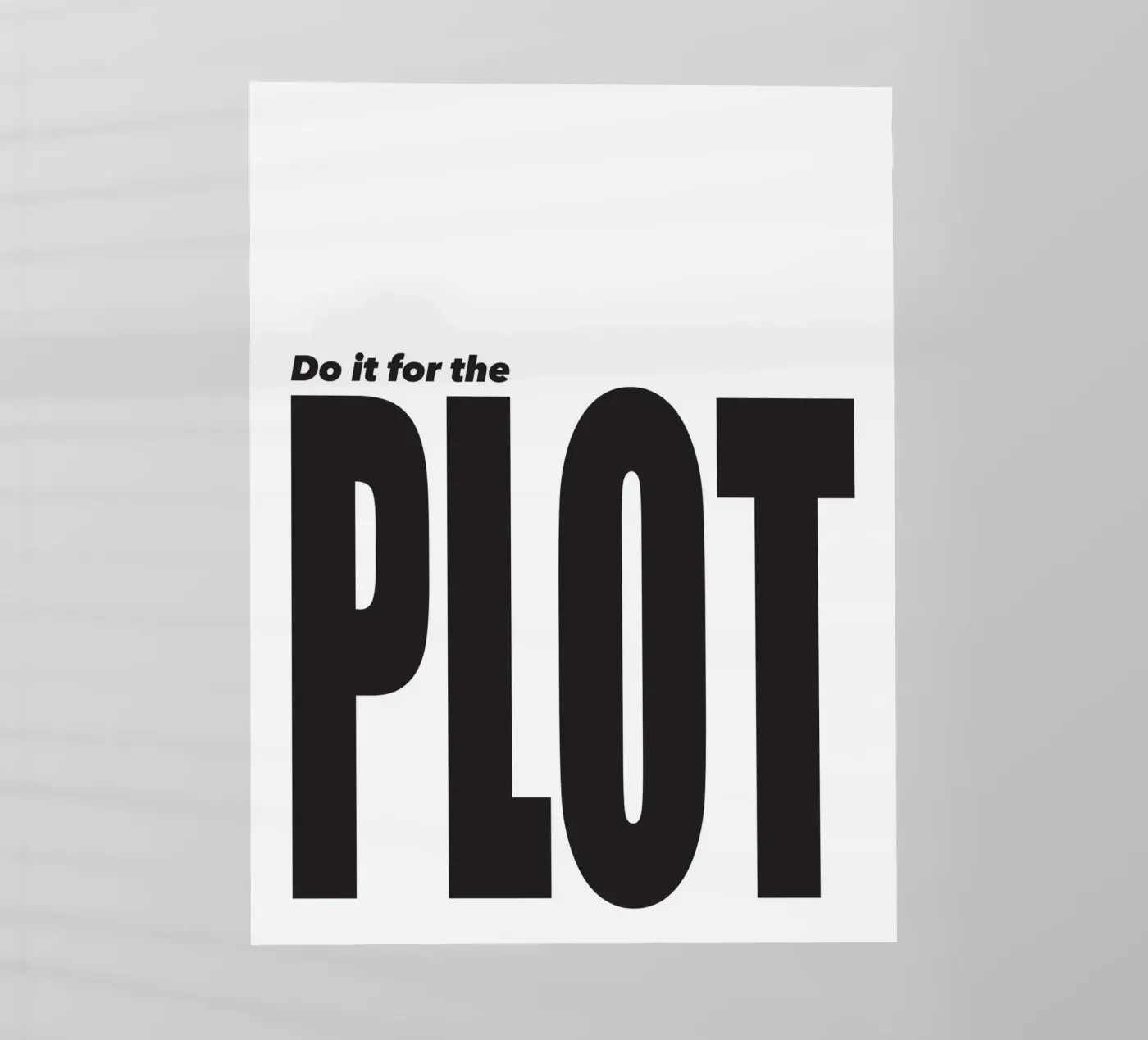 Do it for the plot pellicola backlit da Form&Font