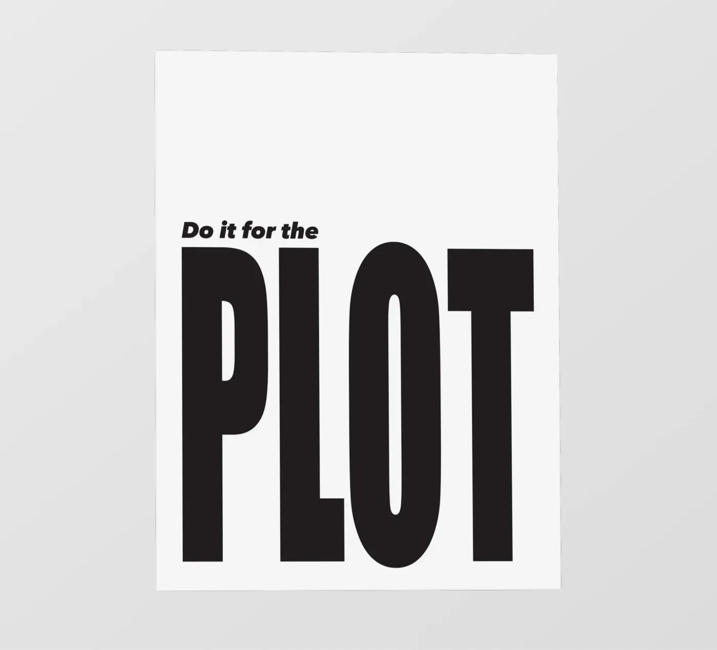 Do it for the plot telo in pvc da Form&Font