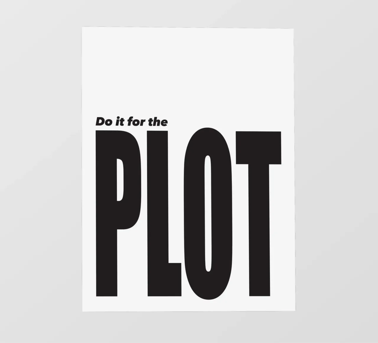 Do it for the plot telo in pvc da Form&Font