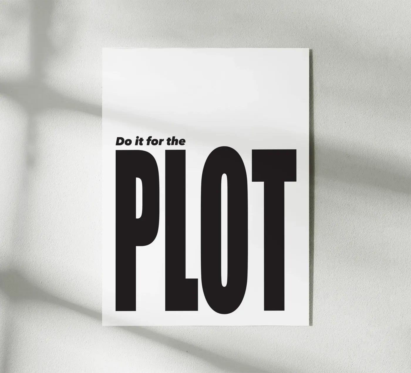 Do it for the plot plexiglas de Form&Font