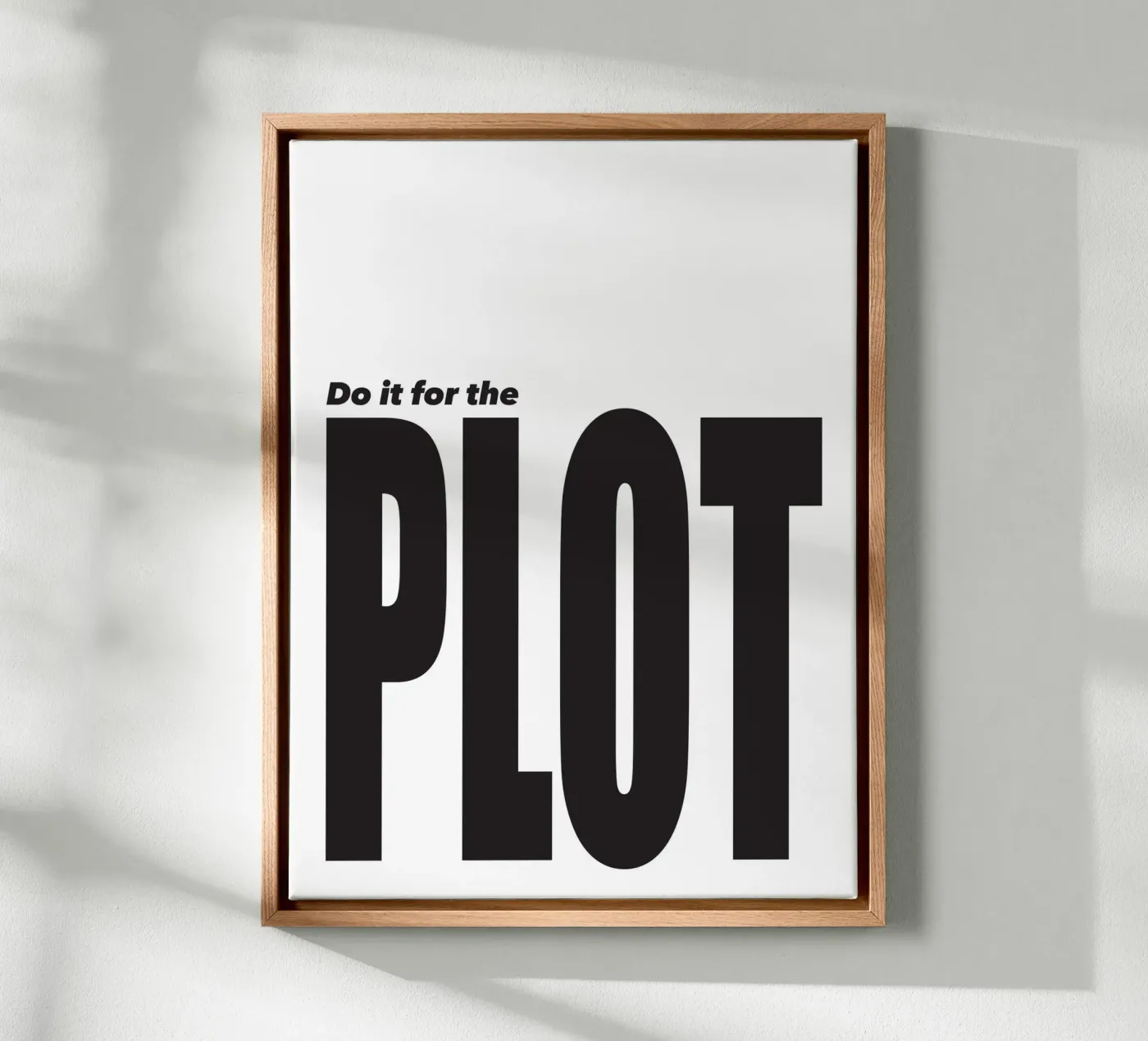 Do it for the plot tela da Form&Font